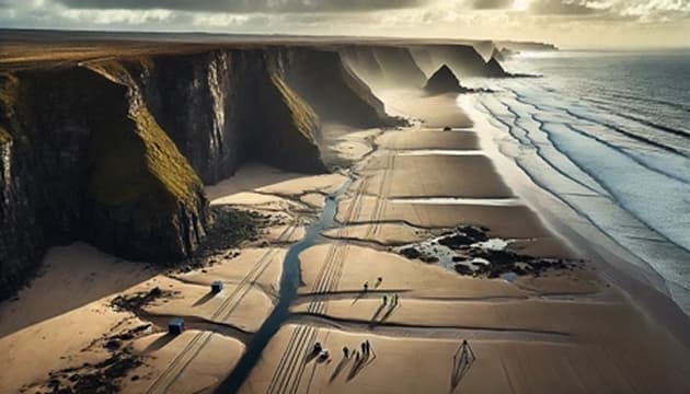 Beachfront highlighting confined space risk