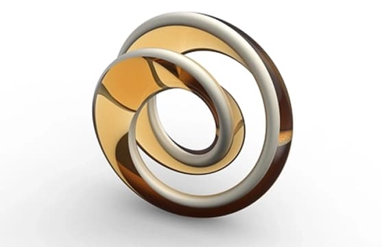 Mobius loop depiction