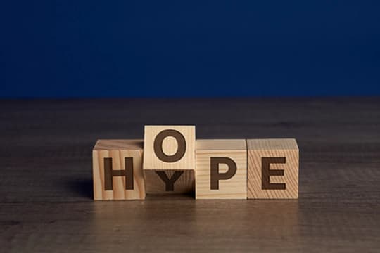 hope and hype visual